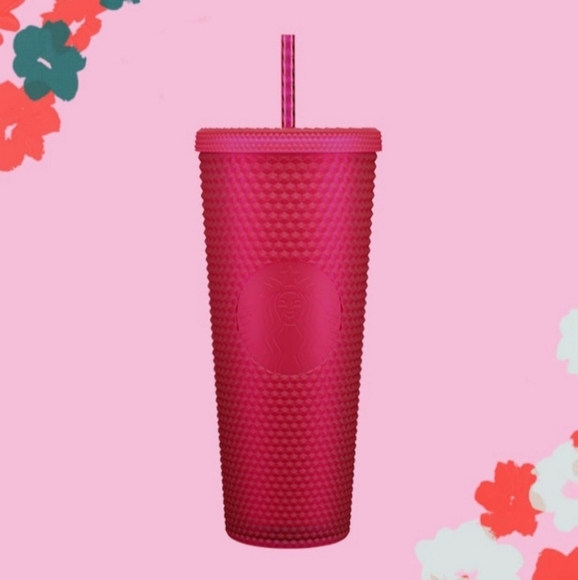 Starbucks 2023 Hot Pink Studded Tumbler 24oz.